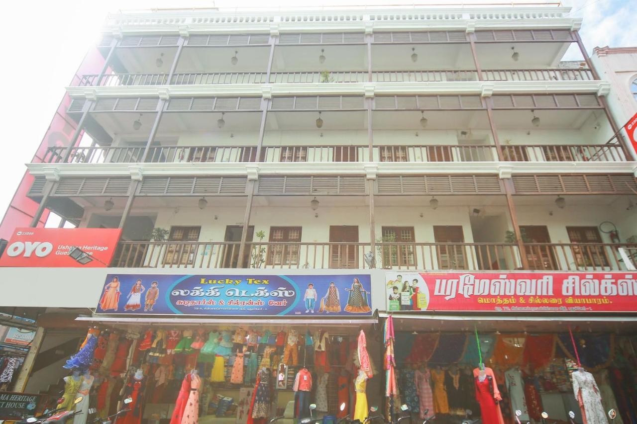 Oyo 23098 Ushama Heritage Guest House Puducherry Buitenkant foto